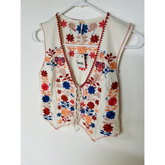 Free People In Bloom Tank Ivory Combo - Picture 4 of 9